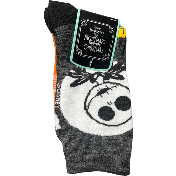 Disney Tim Burtons The Nightmare Before Christmas Crew Socks 3 Pack - Picture 1 of 6